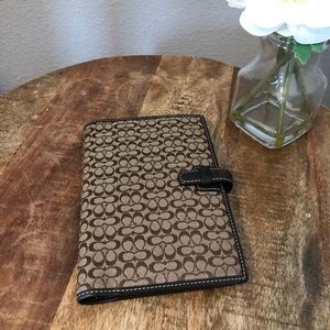 Coach calendar/passport case/wallet